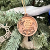 Picture of Personalized Wooden Christmas Decorations - Fawn Family - Home Christmas Decor