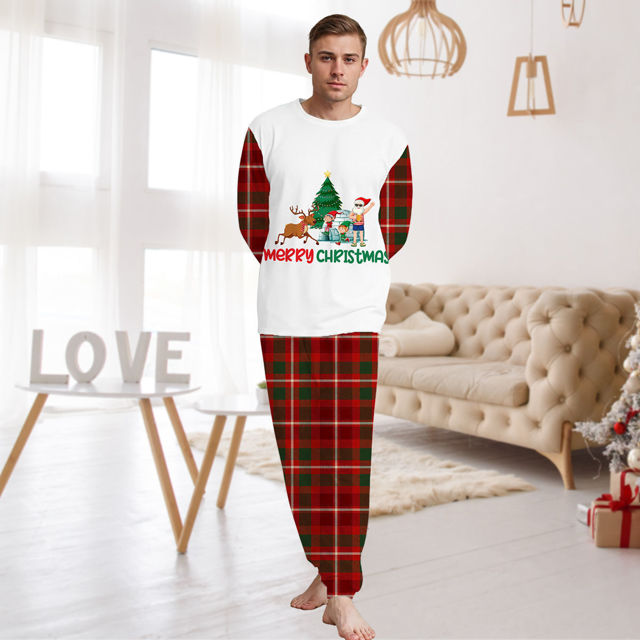 Picture of Family Christmas Pajama Sets - Long Sleeves Pajamas - Best Family Gift for Christmas