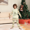 Picture of Family Christmas Pajama Set - Crew Neck Pajamas - Vintage Christmas Tree Print