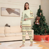 Picture of Family Christmas Pajama Set - Crew Neck Pajamas - Vintage Christmas Tree Print