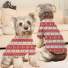Picture of Family Christmas Pajamas Set - Crew Neck Pajamas - Red Christmas Pattern Sleepwear