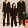 Picture of Christmas Family Pajama Sets - Diagonal Stripes Long Sleeves Pajamas - Best Family Gift for Christmas