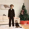 Picture of Christmas Family Pajama Sets - Diagonal Stripes Long Sleeves Pajamas - Best Family Gift for Christmas