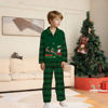 Picture of Christmas Family Pajama Sets - Santa with Elks - Pattern Long Sleeves Pajamas - Best Family Gift for Christmas