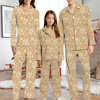 Picture of Family Christmas Pajamas Set -  Christmas Tree and Snowflake Print Pajamas