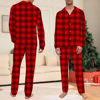 Picture of Family Christmas Pajama Sets - Christmas Red Pattern Long Sleeves Pajamas - Christmas Gift for Loved One