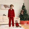 Picture of Family Christmas Pajama Sets - Christmas Red Pattern Long Sleeves Pajamas - Christmas Gift for Loved One