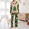 Picture of Family Christmas Pajama Sets - Christmas Pattern Long Sleeves Pajamas - Christmas Gift for Loved One