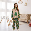 Picture of Family Christmas Pajama Sets - Christmas Pattern Long Sleeves Pajamas - Christmas Gift for Loved One