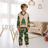 Picture of Family Christmas Pajama Sets - Christmas Pattern Long Sleeves Pajamas - Christmas Gift for Loved One