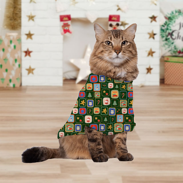 Picture of Family Christmas Pajama Sets - Christmas Pattern Long Sleeves Pajamas - Christmas Gift for Loved One