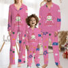 Picture of Family Christmas Pajama Sets - Pattern Long Sleeves Pajamas - Christmas Gift for Loved One
