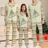 Picture of Family Christmas Pajama Set - Christmas Tree and Vintage Holiday Print Pajamas
