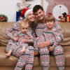 Picture of Family Christmas Pajama Sets - Christmas Pattern Long Sleeves Pajamas - Best Family Gift for Christmas