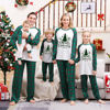 Picture of Family Christmas Pajama Sets - Green Plaid Long Sleeves Pajamas - Best Family Gift for Christmas