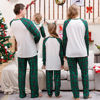 Picture of Family Christmas Pajama Sets - Green Plaid Long Sleeves Pajamas - Best Family Gift for Christmas