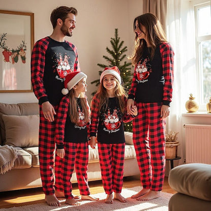 Picture of Family Christmas Pajama Sets - Long Sleeves Pajamas - Best Family Gift for Christmas - Merry Christmas