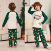 Picture of Family Christmas Pajama Sets - Long Sleeves Pajamas - Green with Santa - Best Family Gift for Christmas