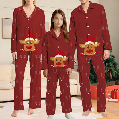Picture of Family Christmas Pajama Set - Rudolph the Red-Nosed Reindeer Christmas Pajamas