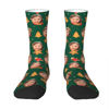 Picture of Custom Photo Face Christmas Socks - Personalized Gift for Family