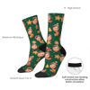 Picture of Custom Photo Face Christmas Socks - Personalized Gift for Family