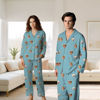 Picture of Personalized photo pajamas Customized family pajamas complete set
