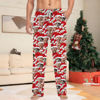 Picture of Family Custom Christmas Pajama Pants with Santa's Hat & Face - Pajama Bottoms - Christmas Gift for Friends