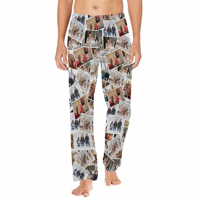 Picture of Personalized Pajama Pants with Faces - Personalized Pajama bottoms for gift giving - Christmas Gift for Friends