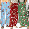 Picture of Personalized Christmas Pajama Pants - Personalised Pajama bottoms with Faces and Patterns - Gift for Friends