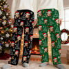 Picture of Personalized Christmas Pajama Pants with Faces - Personalized Pajama bottoms - Christmas Gift