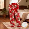 Picture of Personalized Flannel Pajama Pants - Personalized Flannel Paw Bone Pajama Pants - Unisex Custom Pajama Pants