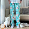 Picture of Personalized Flannel Pajama Pants - Personalized Pajama Bottom with Pet Face
