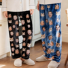 Picture of Personalized Photo Flannel Pajama Pants - Personalized Dog or Cat Face Sleepwear Gift