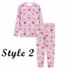 Picture of Custom Pajama Sets - Personalised Long Sleeve Pajama with Faces and Name