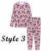 Picture of Custom Pajama Sets - Personalised Long Sleeve Pajama with Faces and Name