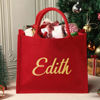 Picture of Personalized Christmas Gift Tote Bag - Personalised Gift Bag