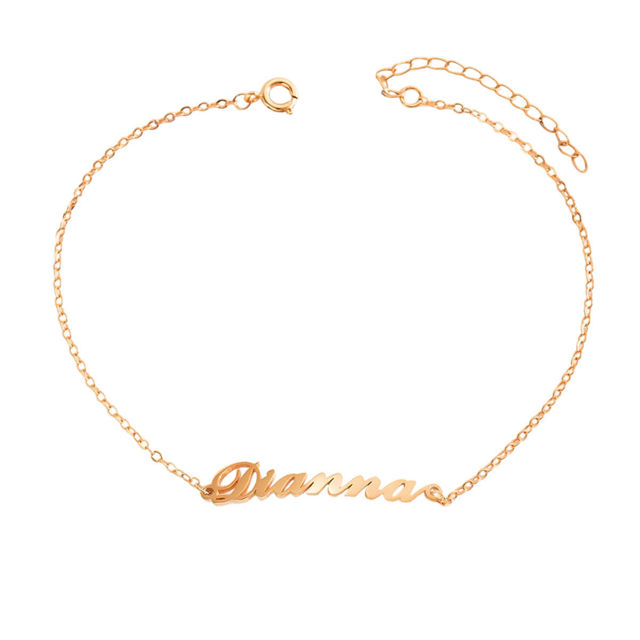 Picture of Custom Name Bracelet - Personalized Stainless Steel Name Bracelets - Nice Valentine's Day Gift