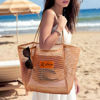Picture of Personalized Beach Bags - Custom Mesh Beach Bags - Personalized Beach Tote Bags