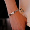 Picture of Custom Unisex Stainless Steel Bracelets - Engraved Bracelet for Father's Day Or Mother's Day