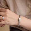 Picture of Father's Day Gift - Custom Stainless Steel Bracelet with Engraved Kids Names
