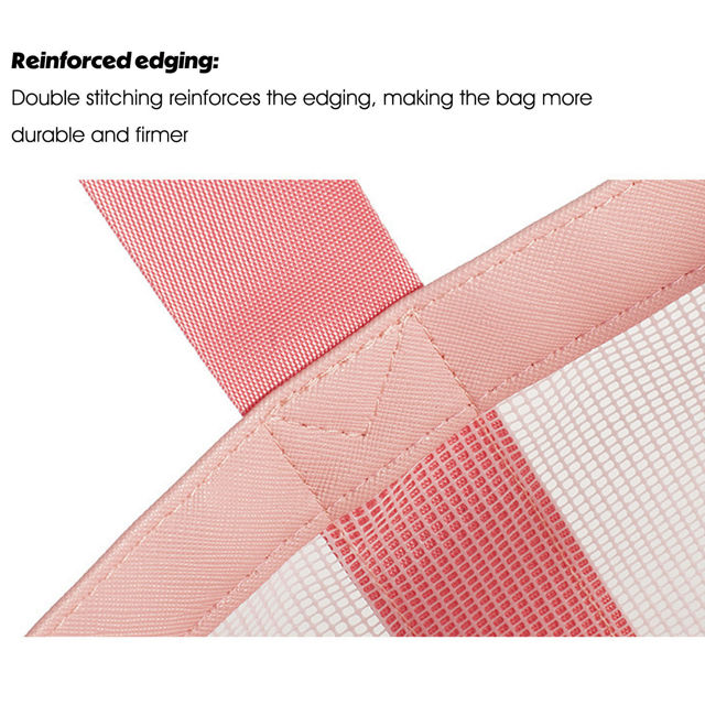 Picture of Personalized Grid Bags - Custom Tote Beach Bags - Custom Tote Portable Storage Bags