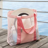 Picture of Personalized Grid Bags - Custom Tote Beach Bags - Custom Tote Portable Storage Bags