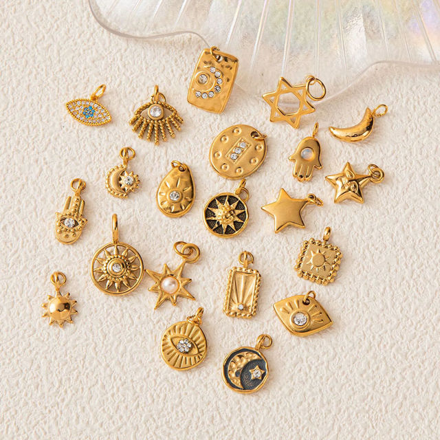 Picture of Custom DIY Charms Bracelet - Trendy Charm Bracelet Changeable Gold Charm Jewelry - Friendship Bracelet