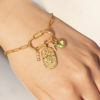 Picture of Custom DIY Charms Bracelet for Her - Trendy Charm Bracelet Changeable Gold Charm Jewelry