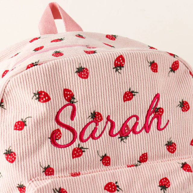 Picture of Personalized Embroidered Name Backpack - Custom Embroidered Kids Backpack - Custom Back to School Gift