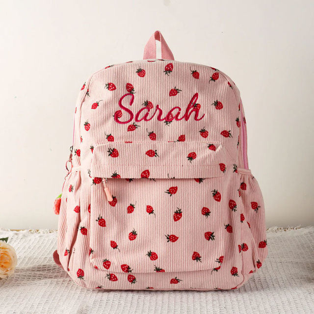 Picture of Personalized Embroidered Name Backpack - Custom Embroidered Kids Backpack - Custom Back to School Gift