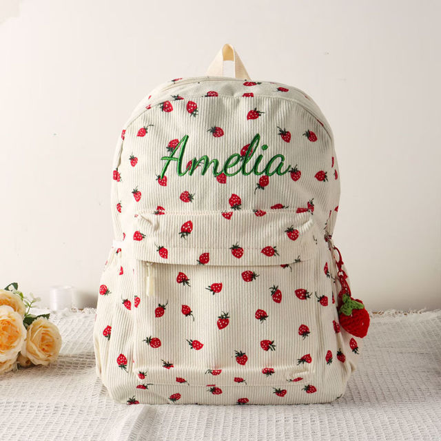 Picture of Personalized Embroidered Name Backpack - Custom Embroidered Kids Backpack - Custom Back to School Gift