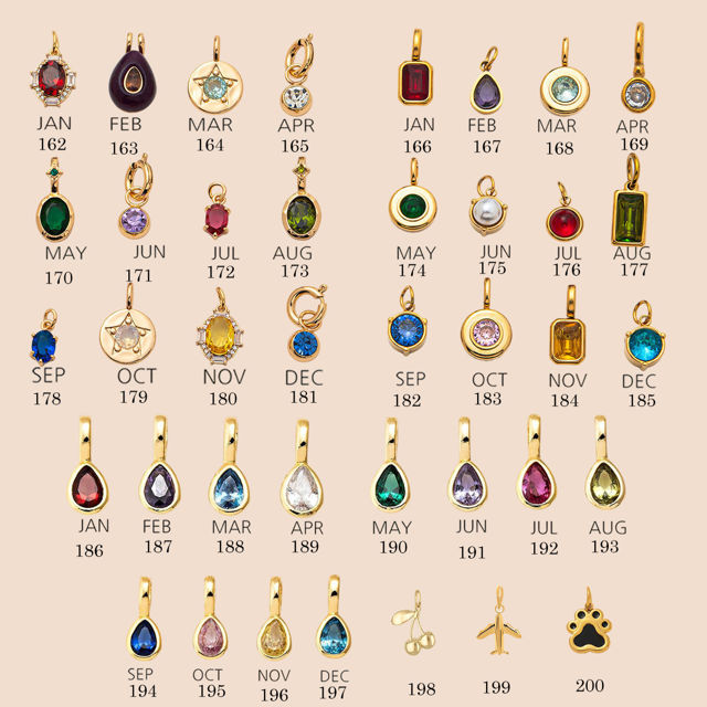 Picture of Personalized DIY Charms Necklace for Her - Trendy Charm Necklace Changeable Gold Charm Jewelry - Custom Jewelry