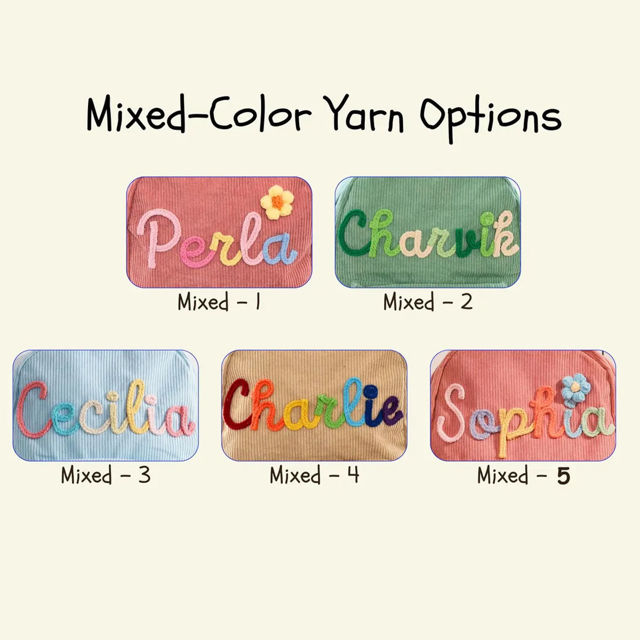 Picture of Personalized Embroidered Name Backpack for Toddler - Personalized Name Embroidered Backpack - Back to School Gift