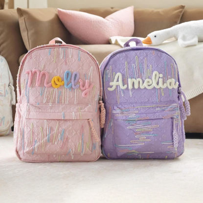 Picture of Personalized Embroidered Name Backpack for Kids - Personalized Backpack with Name - Back to School Gift